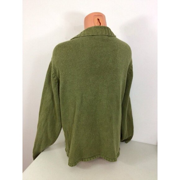 Vermont Country Store Sweater Full Zip Womens Medium - Picture 3 of 6